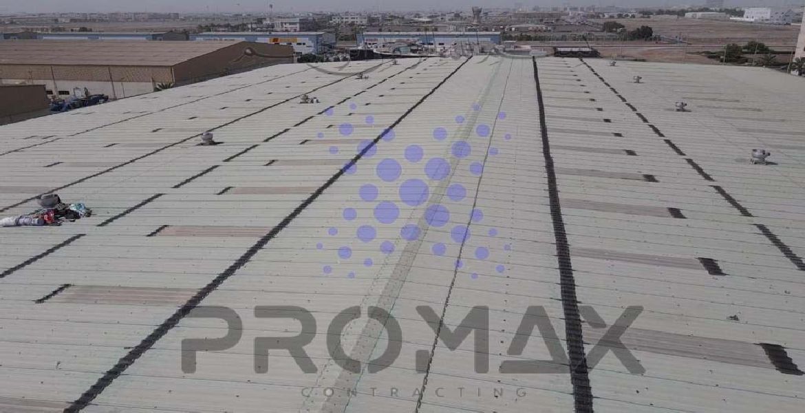 Lulu - metal roof waterproofing project by Promax in Dubai, UAE